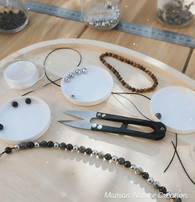 Bracelet personnalisé (montage élastique)